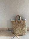 French leather handle basket / フレンチ・レザーバスケット