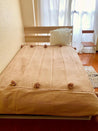 Essaouila  pompon bed cover queen / エッサウィラ・ポンポンベッドカバー クィーン